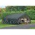 18' x 20' x 9' Peak Style Shelter, Grey Cover   554825816
